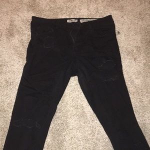 Cute black ripped jeans